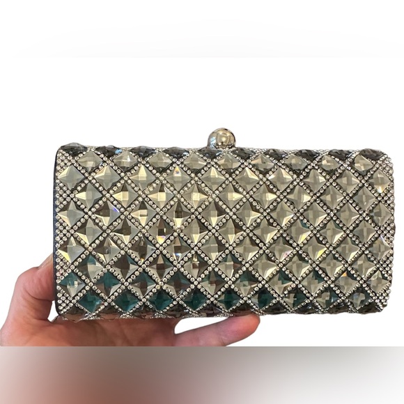 Evening Clutch - Rhinestone & Crystal - NEW - Picture 2 of 7
